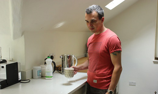 Feel the weight of the cup